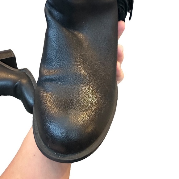 Circus Sam Edelman Black Booties with Fringe Size 7.5 - Picture 6 of 9